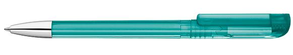 9403814 UMA 0-0096 T SI UMA UP transparent kulepenn - trykk 1 f. Petrol bl&#229; 500 stk